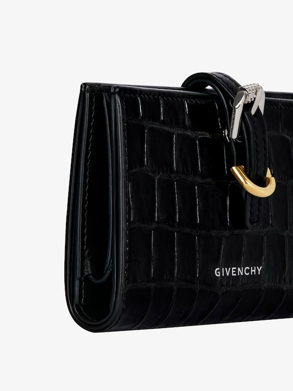 Givenchy Voyou wallet in crocodile effect leather Oferta exclusiva