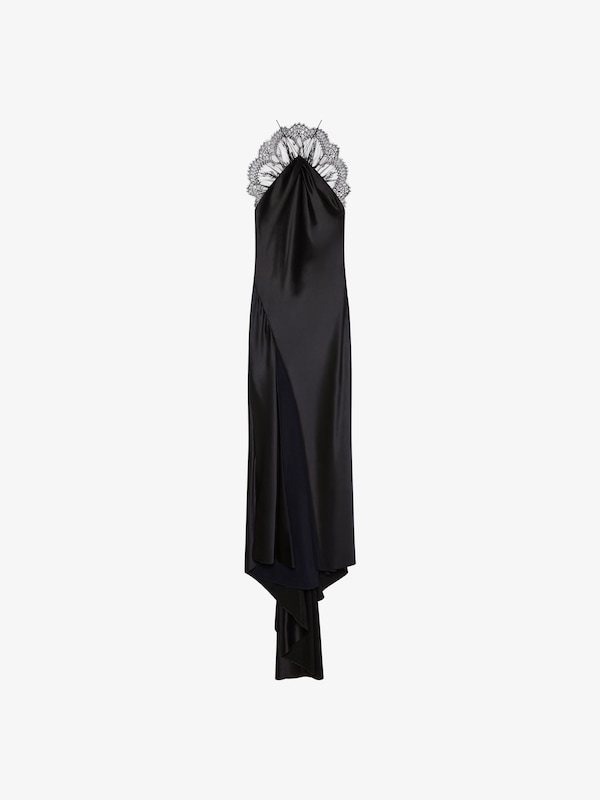 Givenchy Evening dress in satin with lace Rebajas