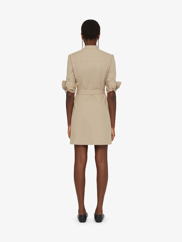 Givenchy Safari dress in poplin Rebajas baratas