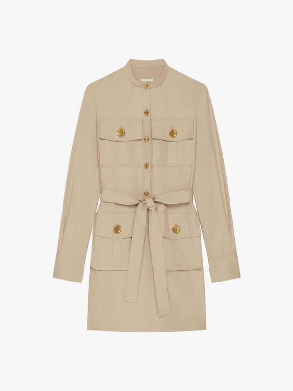 Givenchy Safari dress in poplin Rebajas baratas