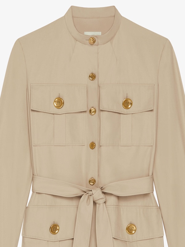 Givenchy Safari dress in poplin Rebajas baratas