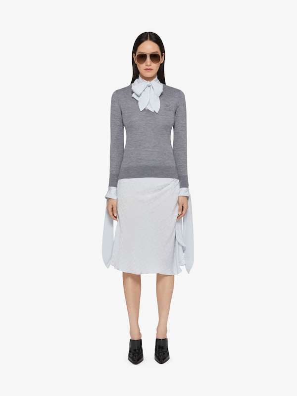 Givenchy Slim fit sweater in cashmere and silk