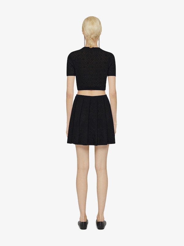 Givenchy Cropped sweater in monogram 72 jacquard Rebajas online
