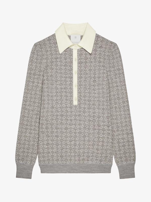 Givenchy Slim fit polo in monogram 72 jacquard ÚLTIMAS EDICIONES