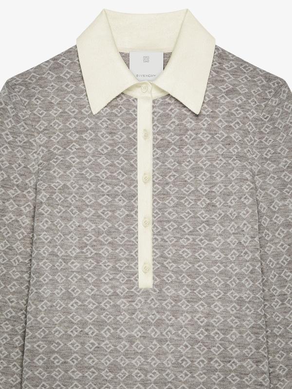 Givenchy Slim fit polo in monogram 72 jacquard ÚLTIMAS EDICIONES