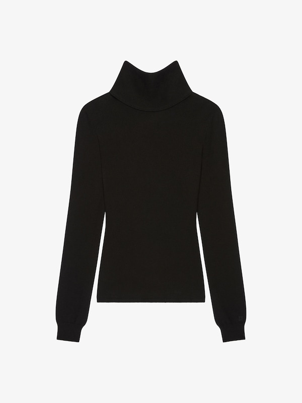 Givenchy Slim fit sweater in cashmere tied at the back Último día
