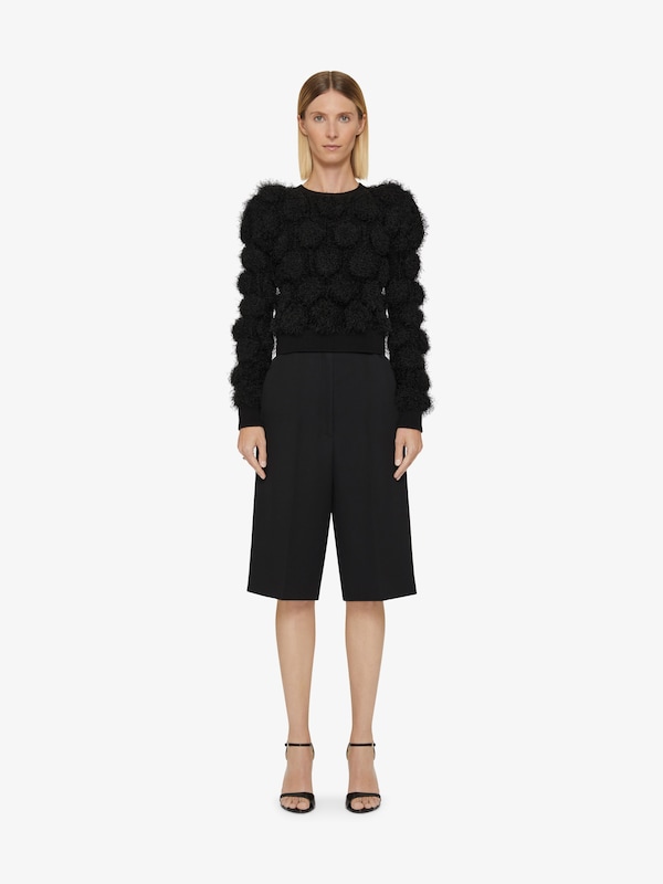 Givenchy Sweater in knit with pompoms Precio de fábrica