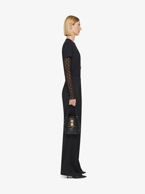 Givenchy Overlapped slim fit t-shirt in cotton and tulle monogram 72 Promoción trimestral