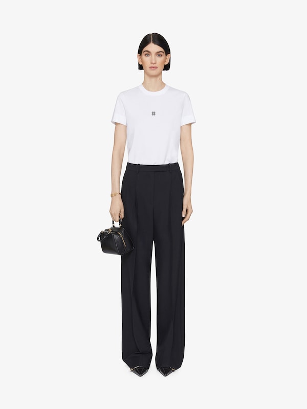 Givenchy Slim fit t-shirt in cotton with 4G detail