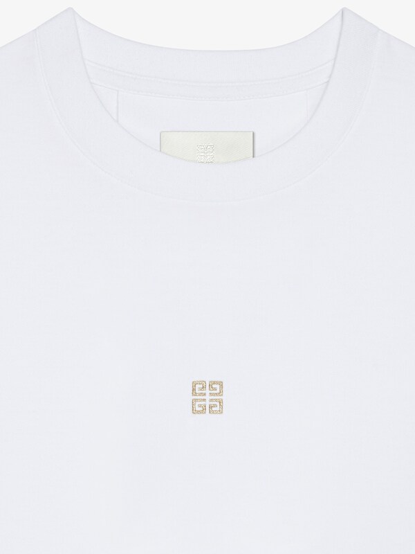 Givenchy Slim fit t-shirt in cotton with 4G detail Ahorra y exporta