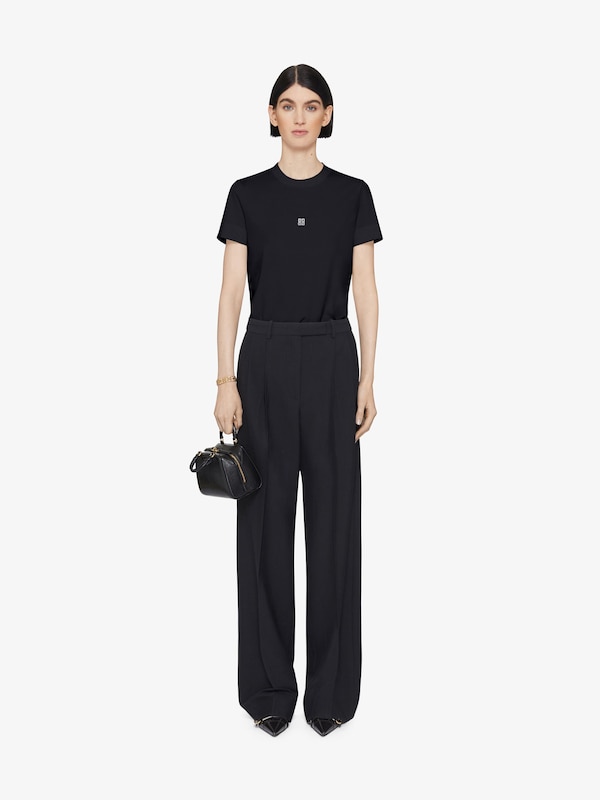 Givenchy Slim fit t-shirt in cotton with 4G detail