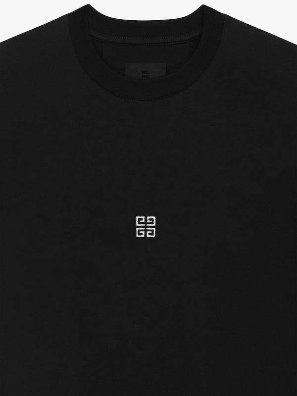 Givenchy Slim fit t-shirt in cotton with 4G detail Precios de Black Friday