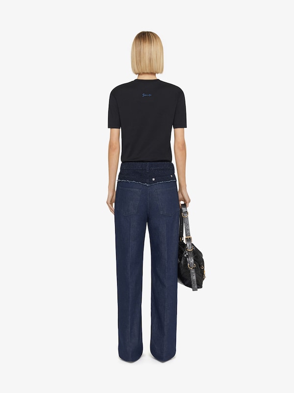 Givenchy T-shirt in cotton with cat eye embroidery Libre de impuestos