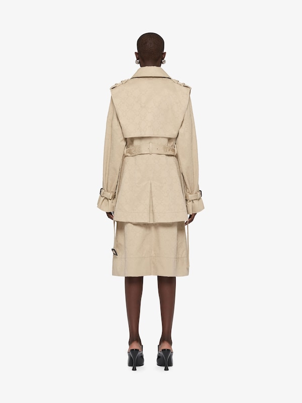 Givenchy Trench-coat in monogram 72 cotton Grandes ahorros