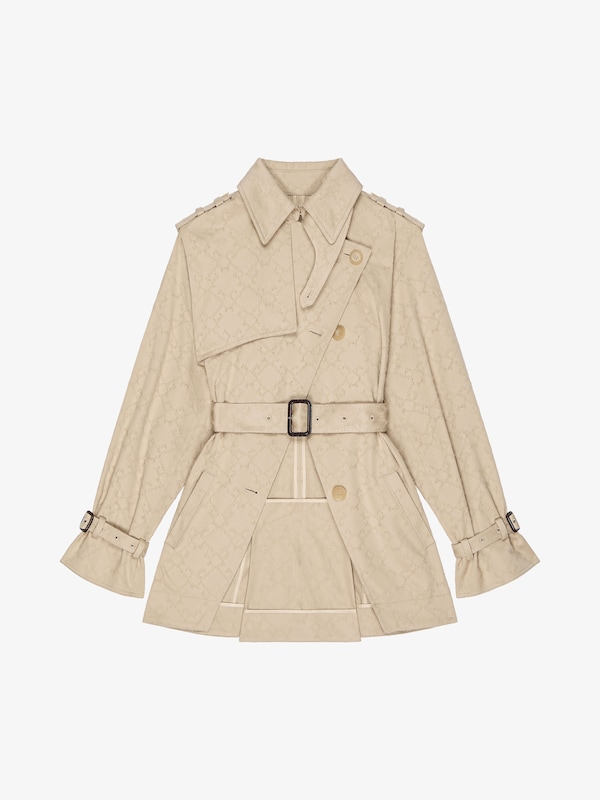 Givenchy Trench-coat in monogram 72 cotton Grandes ahorros