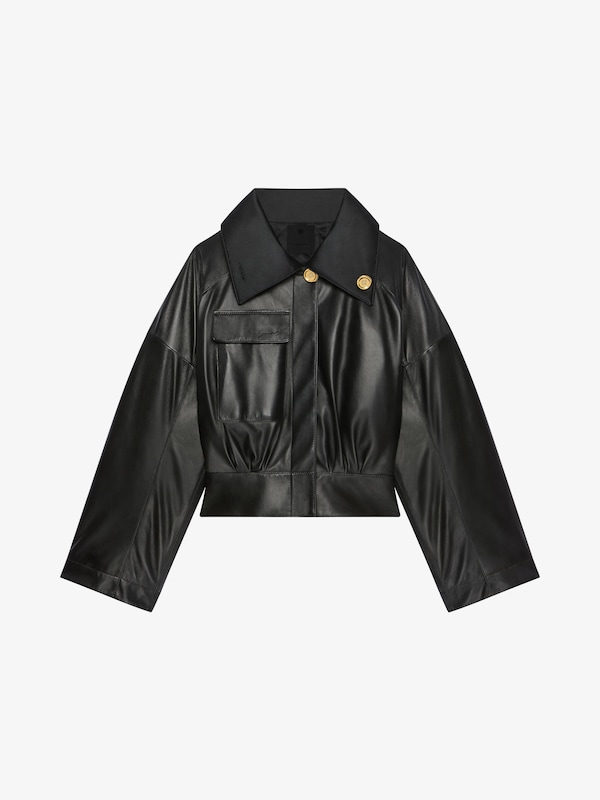 Givenchy Jacket in nappa leather with adjustable collar Devoluciones gratuitas