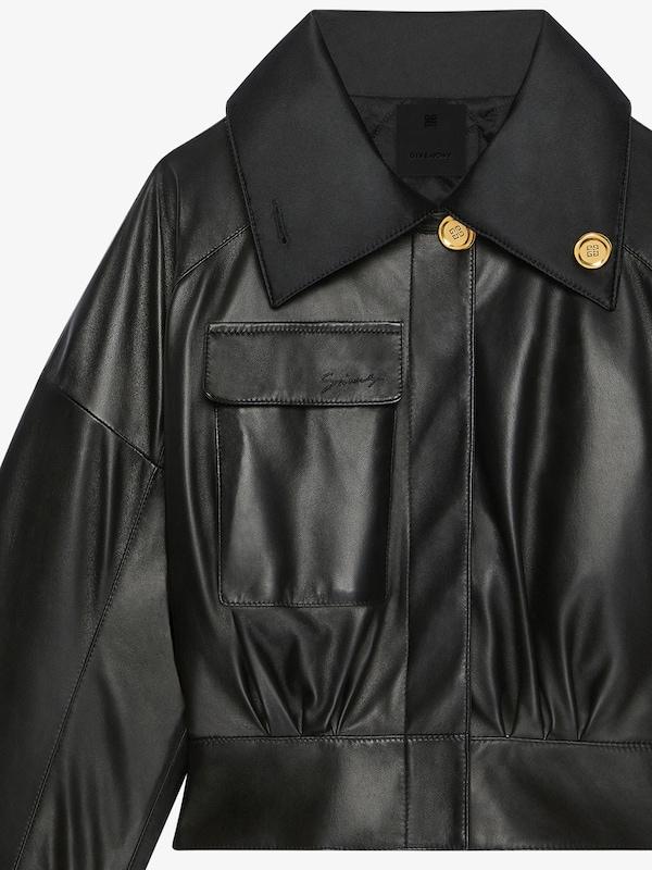 Givenchy Jacket in nappa leather with adjustable collar Devoluciones gratuitas