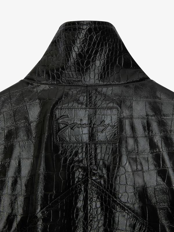 Givenchy Bi-material biker jacket in leather 2025