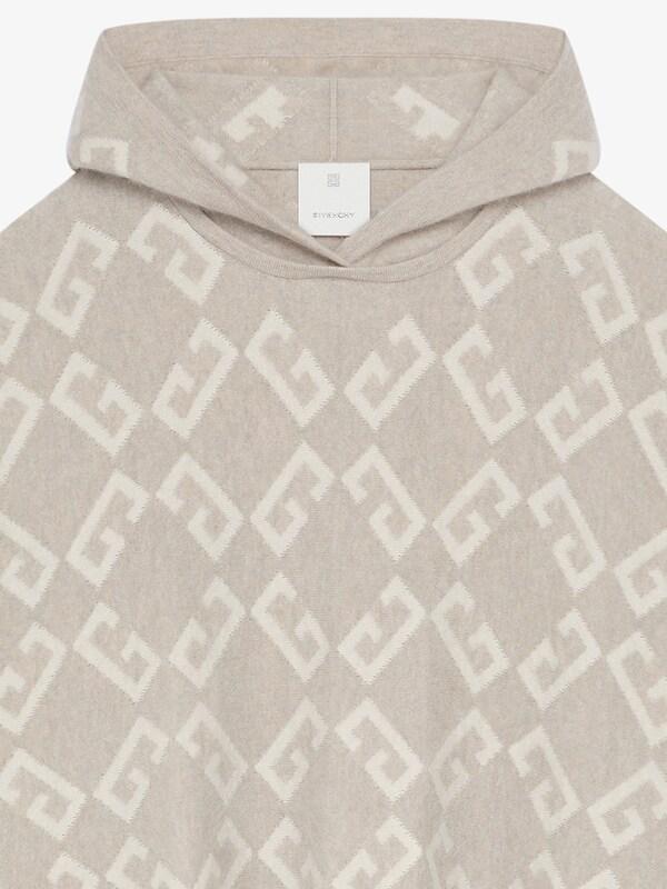 Givenchy Poncho in monogram 72 jacquard En línea