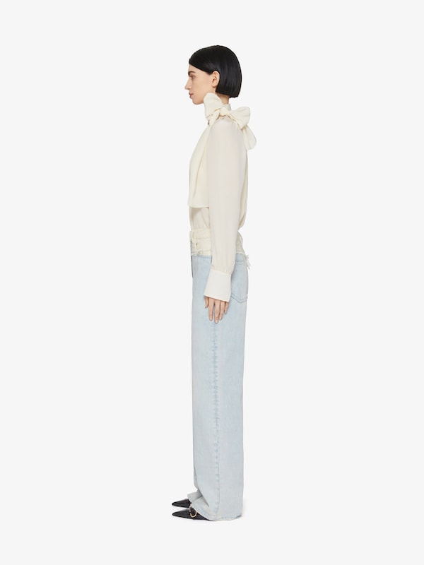 Givenchy Blouse in silk with lavallière Tienda