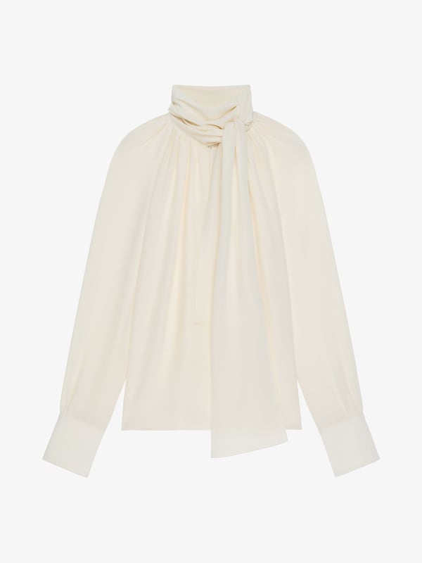 Givenchy Blouse in silk with lavallière Tienda