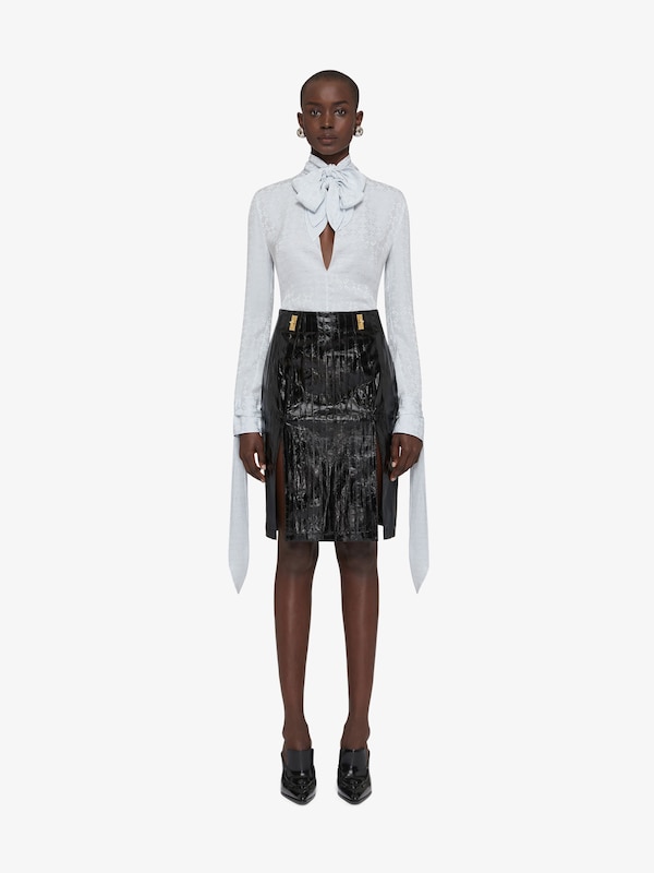 Givenchy Blouse with bows in monogram 72 jacquard
