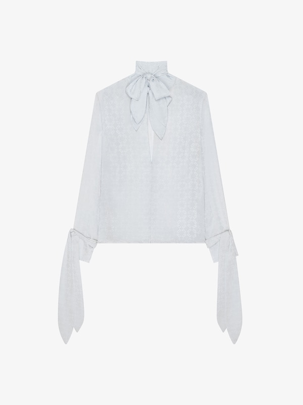 Givenchy Blouse with bows in monogram 72 jacquard Tienda