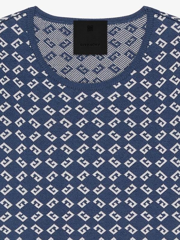 Givenchy Cropped sweater in monogram 72 jacquard Rebajas top