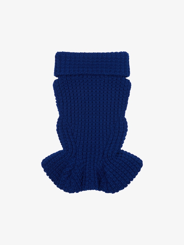 Givenchy Sleeveless fit peplum sweater in waffle wool Envío gratis