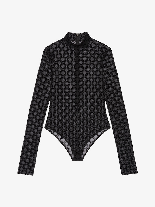 Givenchy Bodysuit in monogram 72 tulle Último día