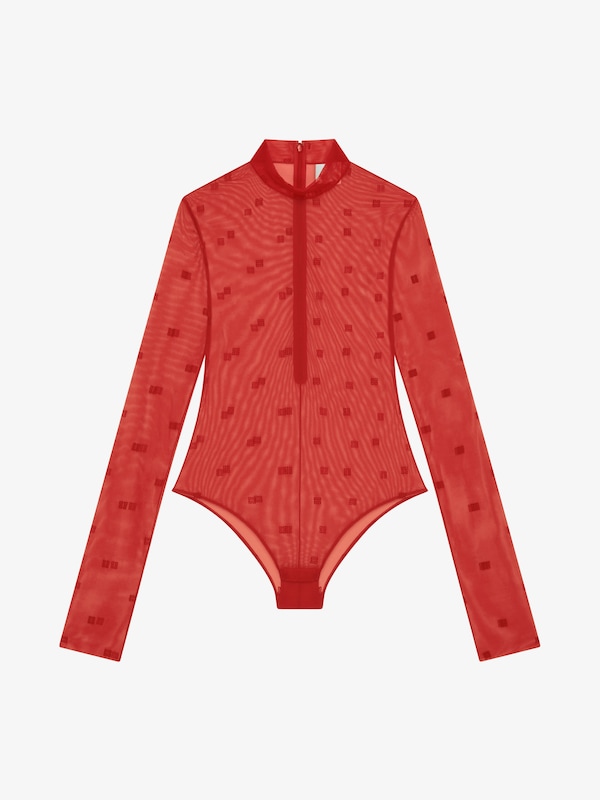 Givenchy Bodysuit in 4G tulle Precio de fábrica