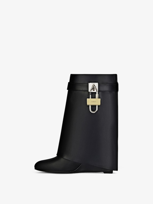 Givenchy Shark Lock ankle boots in leather Solo hoy