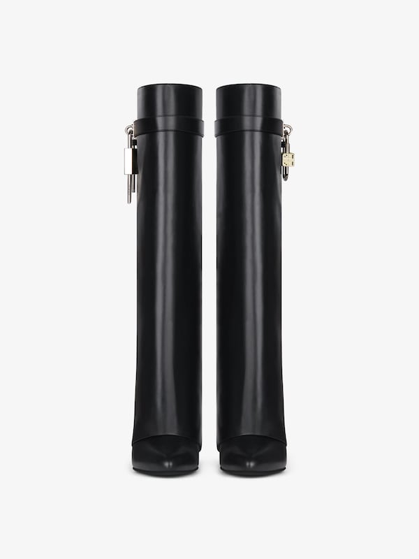 Givenchy Shark Lock boots in leather Oferta especial de fábrica