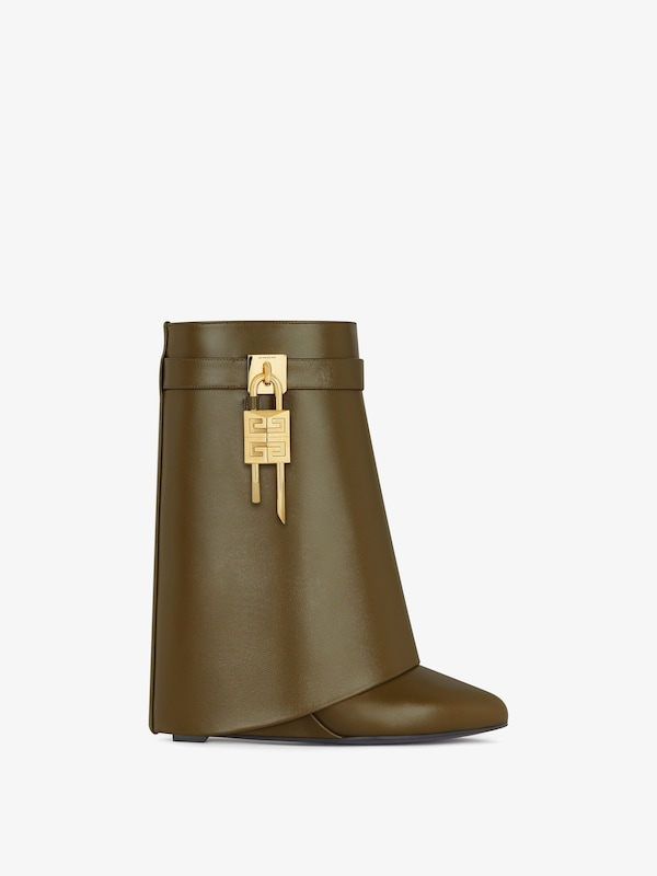 Givenchy Shark Lock ankle boots in leather