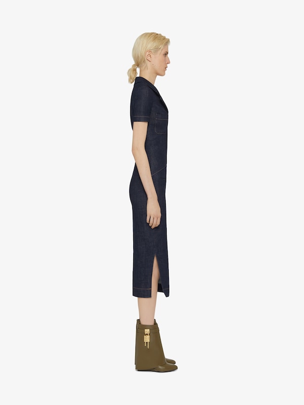 Givenchy Shark Lock ankle boots in leather Promoción trimestral