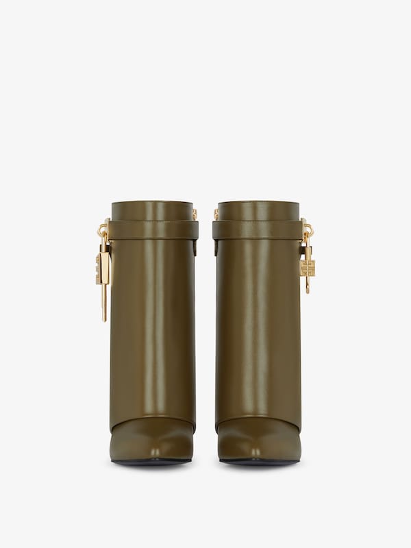 Givenchy Shark Lock ankle boots in leather Promoción trimestral