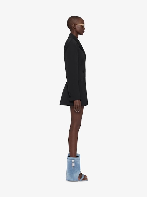 Givenchy Shark Lock sandals in gradient denim Grandes descuentos