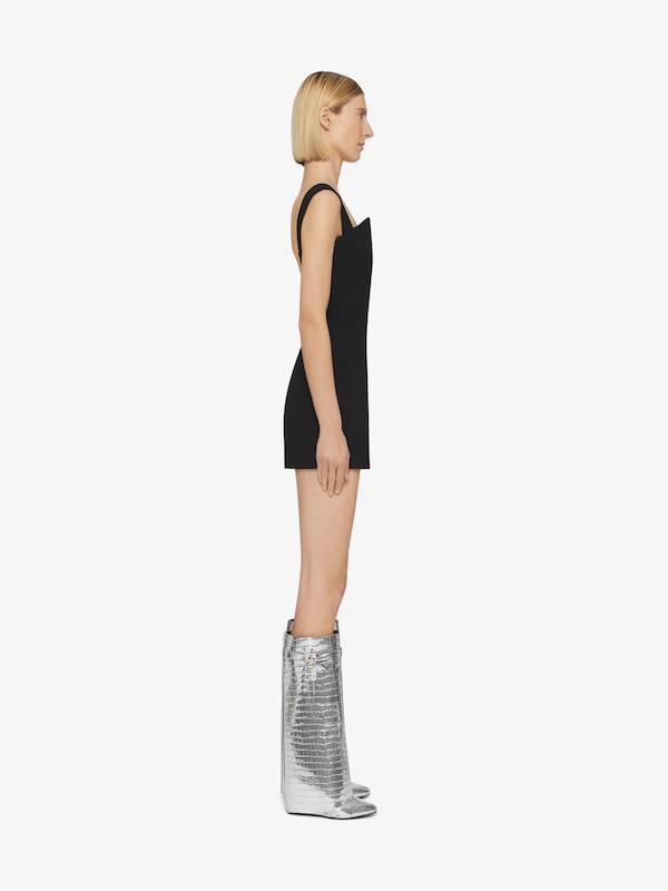 Givenchy Shark Lock boots in crocodile effect leather Precios de Black Friday