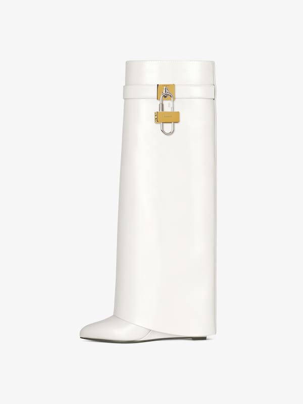 Givenchy Shark Lock boots in leather En oferta