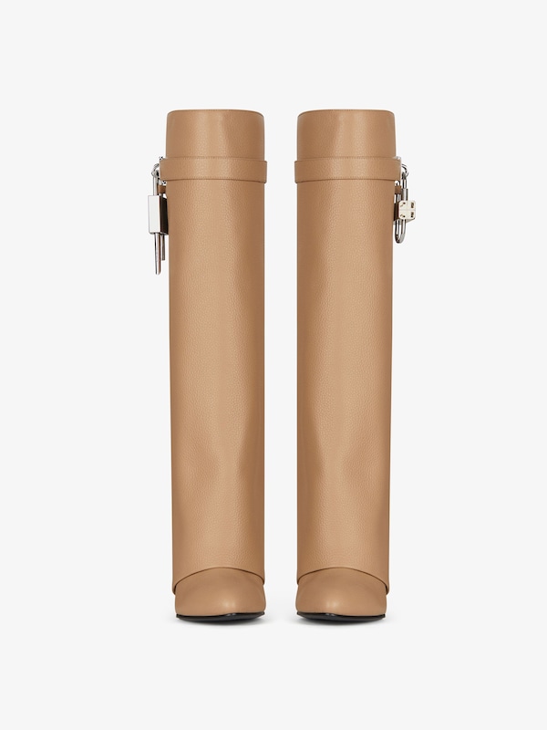 Givenchy Shark Lock boots in grained leather Descuentos del mes