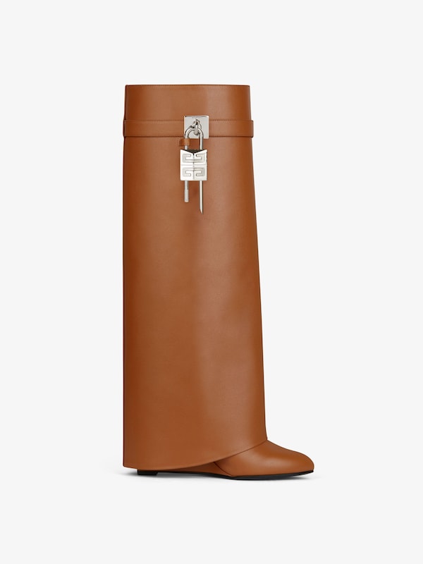 Givenchy Shark Lock boots in leather