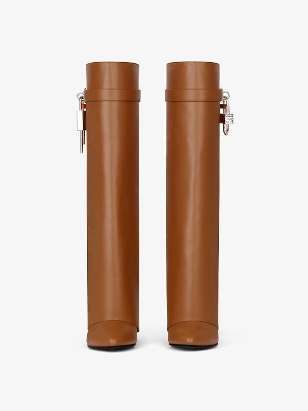 Givenchy Shark Lock boots in leather Oferta exclusiva