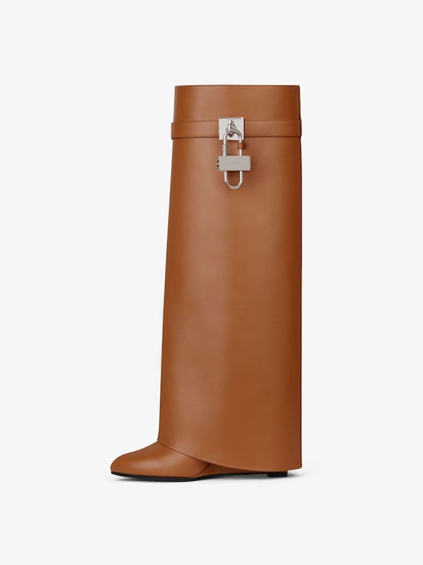 Givenchy Shark Lock boots in leather Oferta exclusiva