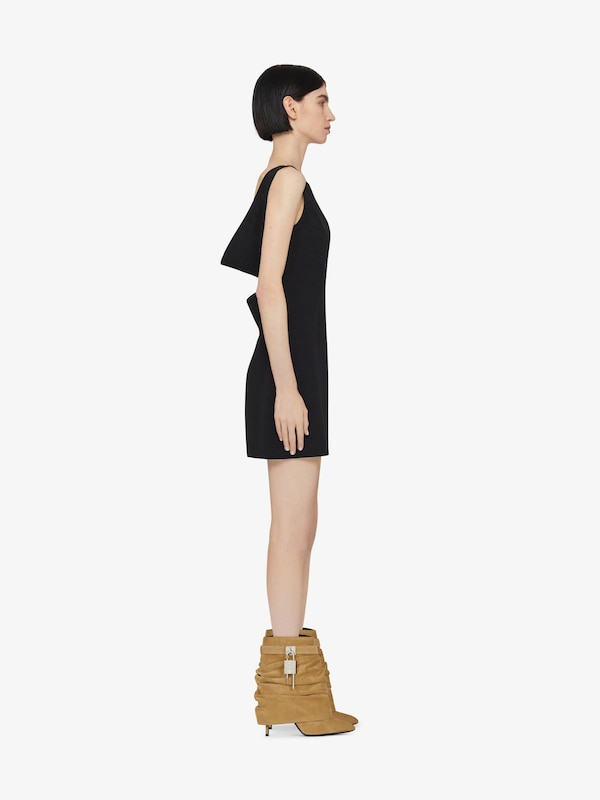 Givenchy Shark Lock Stiletto ankle boots in suede Descuento por venta flash
