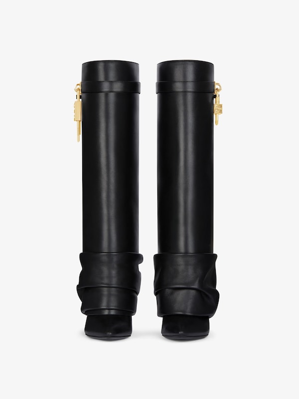 Givenchy Shark Lock Stiletto boots in nappa leather Rebajas de fin de temporada