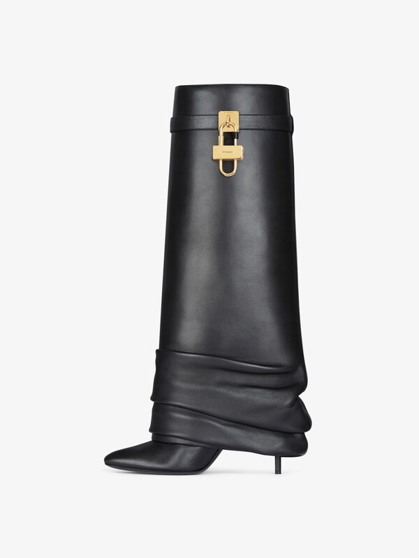 Givenchy Shark Lock Stiletto boots in nappa leather Rebajas de fin de temporada