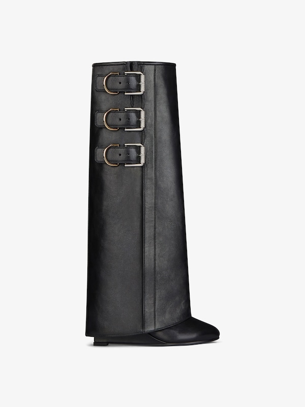 Givenchy Shark Lock Buckles boots in leather Devoluciones gratuitas