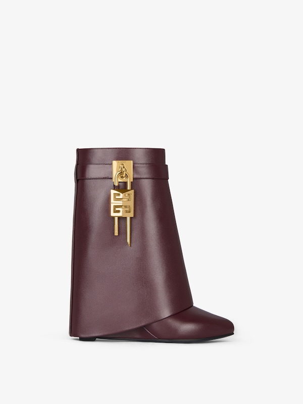 Givenchy Shark Lock ankle boots in leather