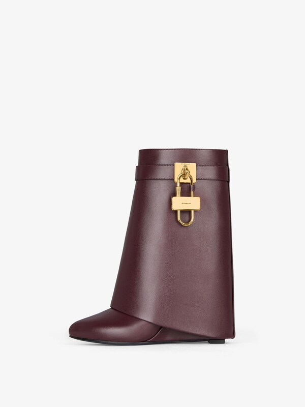 Givenchy Shark Lock ankle boots in leather Ofertas