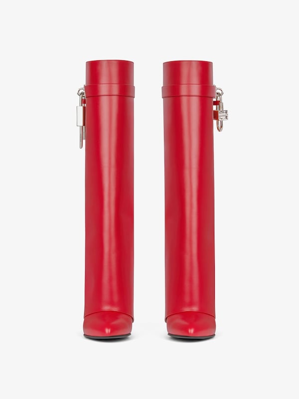 Givenchy Shark Lock boots in leather En oferta